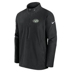 New York Jets Sideline Coach Half-Zip Jacket - Black | Nike sale