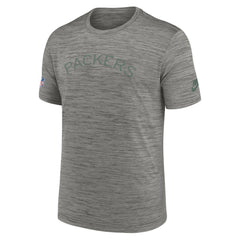 Green Bay Packers 2023 Sideline Alternate Logo Performance T-Shirt - Heather Charcoal | Nike discount