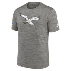 Philadelphia Eagles Sideline Alternate Logo Performance T-Shirt - Heather Charcoal | Nike cheap
