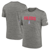 Tennessee Titans Oilers Throwback Sideline Alternate Performance T-Shirt - Heather Charcoal | Nike online
