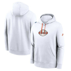 Cleveland Browns 2023 Sideline Club Alternate Tri-Blend Pullover Hoodie - White | Nike on sale