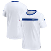 Seattle Seahawks Throwback Sideline Coaches Performance T-Shirt - White | Nike for sale
