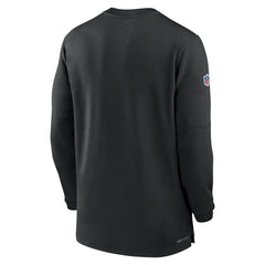 Pittsburgh Steelers 2023 Sideline Performance Long Sleeve Tri-Blend Quarter-Zip Top - Black | Nike on sale