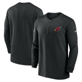 Arizona Cardinals 2023 Sideline Performance Long Sleeve Tri-Blend Quarter-Zip Top - Black | Nike outlet