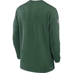 Green Bay Packers 2023 Sideline Performance Long Sleeve Tri-Blend Quarter-Zip Top - Green | Nike sale