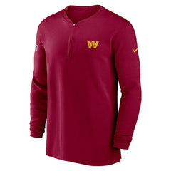 Washington Commanders 2023 Sideline Performance Long Sleeve Tri-Blend Quarter-Zip Top - Burgundy | Nike discount