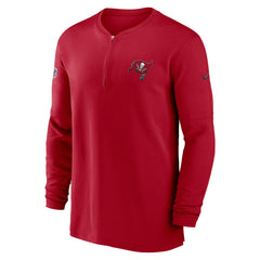 Tampa Bay Buccaneers 2023 Sideline Performance Long Sleeve Tri-Blend Quarter-Zip Top - Red | Nike for sale