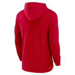 Tampa Bay Buccaneers Sideline Performance Long Sleeve Hoodie T-Shirt - Red | Nike outlet