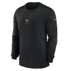 New Orleans Saints 2023 Sideline Performance Long Sleeve T-Shirt - Black | Nike on sale