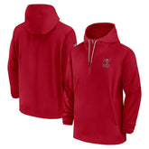 Tampa Bay Buccaneers Sideline Half-Zip Hoodie - Red | Nike on sale