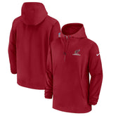 Arizona Cardinals Sideline Half-Zip Hoodie - Cardinal | Nike sale