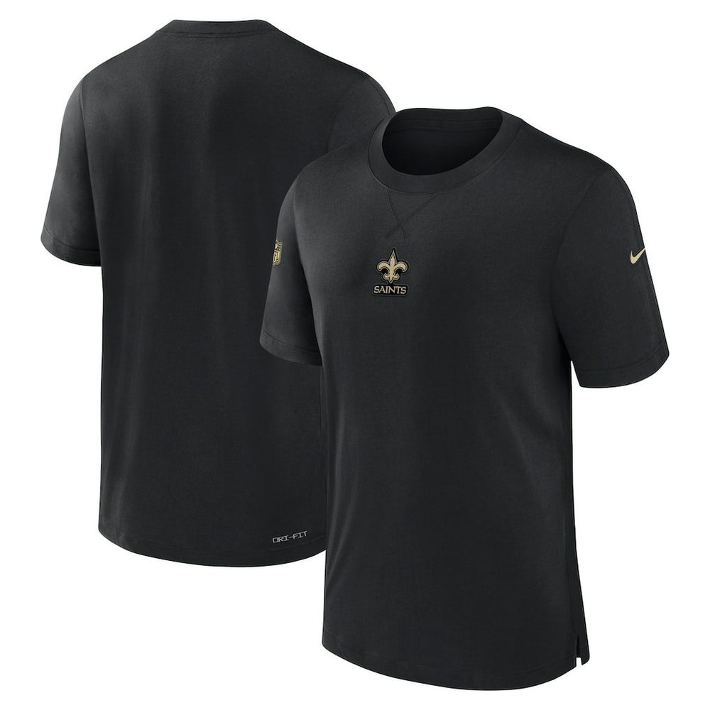 New Orleans Saints 2023 Sideline Performance T-Shirt - Black | Nike discount
