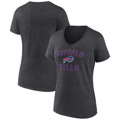 Buffalo Bills Women's Victory Arch Team V-Neck T-Shirt - Charcoal online