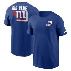 New York Giants Blitz Essential T-Shirt - Royal | Nike discount
