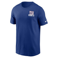 New York Giants Blitz Essential T-Shirt - Royal | Nike discount
