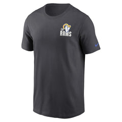 Los Angeles Rams Blitz Essential T-Shirt - Anthracite | Nike discount