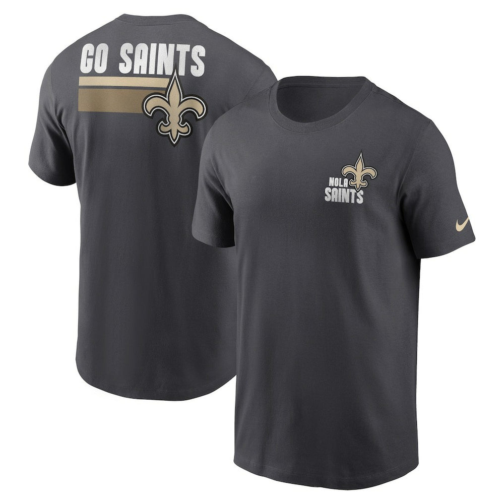 New Orleans Saints Blitz Essential T-Shirt - Anthracite | Nike discount