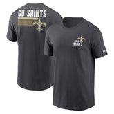 New Orleans Saints Blitz Essential T-Shirt - Anthracite | Nike discount