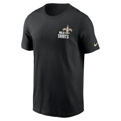 New Orleans Saints Blitz Essential T-Shirt - Black | Nike for sale