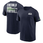 Seattle Seahawks Blitz Essential T-Shirt - College Navy | Nike outlet