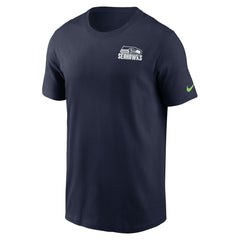 Seattle Seahawks Blitz Essential T-Shirt - College Navy | Nike outlet
