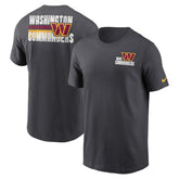 Washington Commanders Blitz Essential T-Shirt - Anthracite | Nike discount