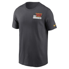 Washington Commanders Blitz Essential T-Shirt - Anthracite | Nike discount
