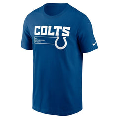 Indianapolis Colts Division Essential T-Shirt - Royal | Nike outlet