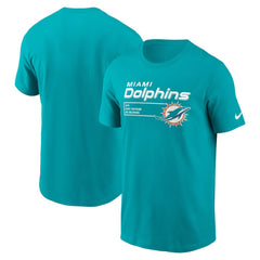Miami Dolphins Division Essential T-Shirt - Aqua | Nike for sale