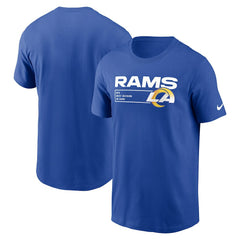 Los Angeles Rams Division Essential T-Shirt - Royal | Nike discount