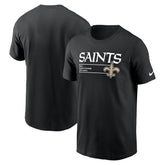 New Orleans Saints Division Essential T-Shirt - Black | Nike outlet