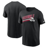 Arizona Cardinals Essential Blitz Lockup T-Shirt - Black | Nike for sale