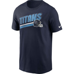 Tennessee Titans Essential Blitz Lockup T-Shirt - Navy | Nike sale