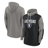Las Vegas Raiders Fashion Color Block Pullover Hoodie - Black | Nike discount