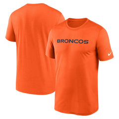 Denver Broncos Legend Wordmark Performance T-Shirt - Orange | Nike online
