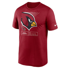 Arizona Cardinals Legend Yard Lines Performance T-Shirt - Cardinal | Nike discount