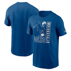 Indianapolis Colts Lockup Essential T-Shirt - Royal | Nike for sale