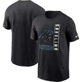 Carolina Panthers Lockup Essential T-Shirt - Black | Nike for sale