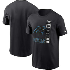 Carolina Panthers Lockup Essential T-Shirt - Black | Nike for sale
