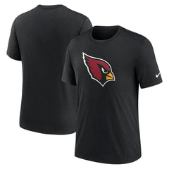 Arizona Cardinals Rewind Logo Tri-Blend T-Shirt - Black | Nike for sale