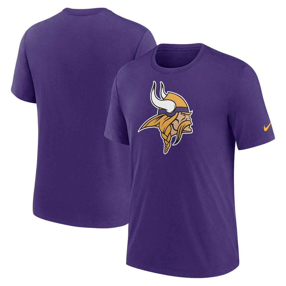 Minnesota Vikings Rewind Logo Tri-Blend T-Shirt - Purple | Nike online