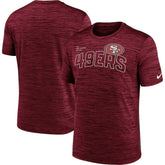 San Francisco 49ers Velocity Arch Performance T-Shirt - Scarlet | Nike on sale