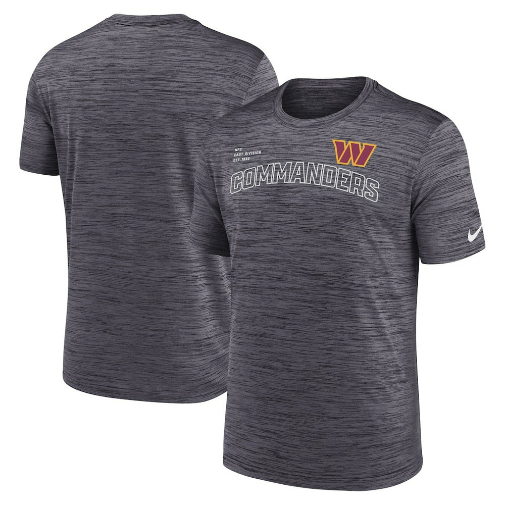 Washington Commanders Velocity Arch Performance T-Shirt - Black | Nike outlet
