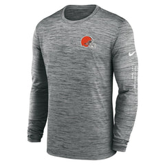 Cleveland Browns Velocity Long Sleeve T-Shirt - Anthracite | Nike online