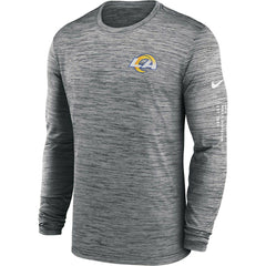 Los Angeles Rams Velocity Long Sleeve T-Shirt - Anthracite | Nike outlet
