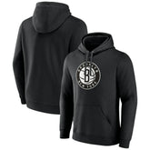 Brooklyn Nets Alternate Logo Pullover Hoodie - Black shop