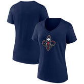 New Orleans Pelicans Women's Alternate Logo V-Neck T-Shirt - Navy shop