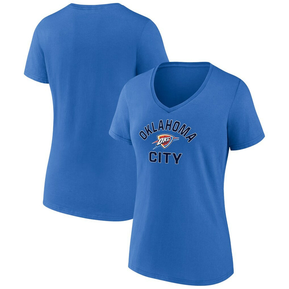 Oklahoma City Thunder Women's Overtime Team V-Neck T-Shirt - Blue online