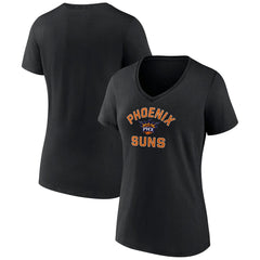 Phoenix Suns Women's Overtime Team V-Neck T-Shirt - Black on sale