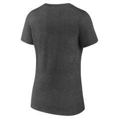 Utah Jazz Women's Logo V-Neck T-Shirt - Charcoal outlet